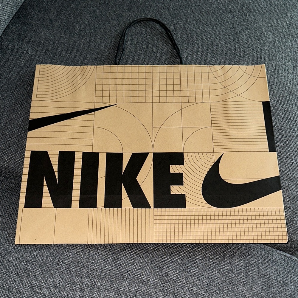 Nike shopping gift bag